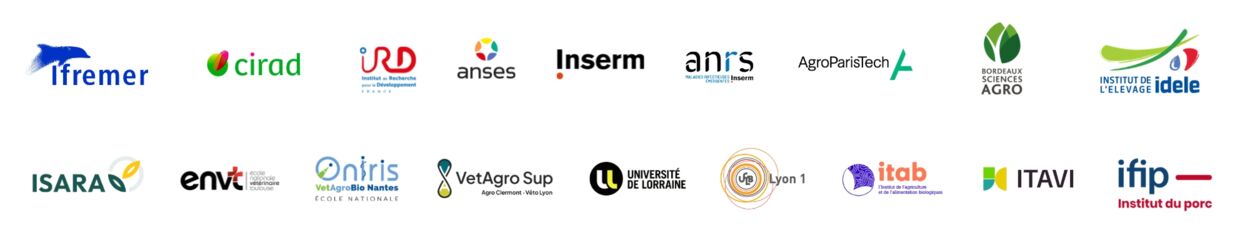 Bannière logos partenaire PEPR Elevages Durables